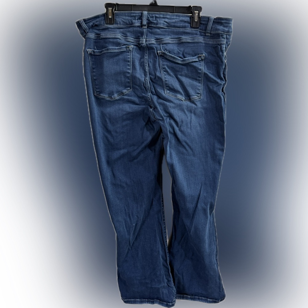 Flying Monkey Dark Blue Women's Straight Leg Jeans - Picture 2 of 4